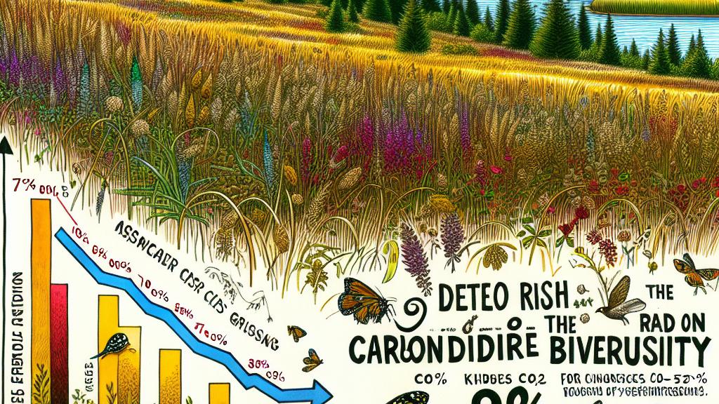 二酸化炭素と窒素が草原の生物多様性に与える影響